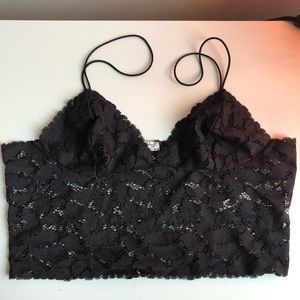 Free People Intimates long line lace bralette